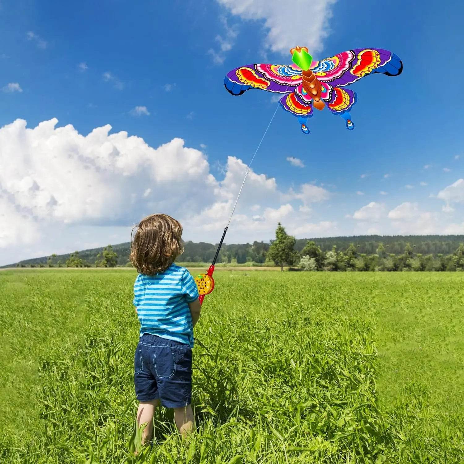 1Set Children Kite Toy Cartoon Butterfly Swallows Eagle Kite - ToylandEU