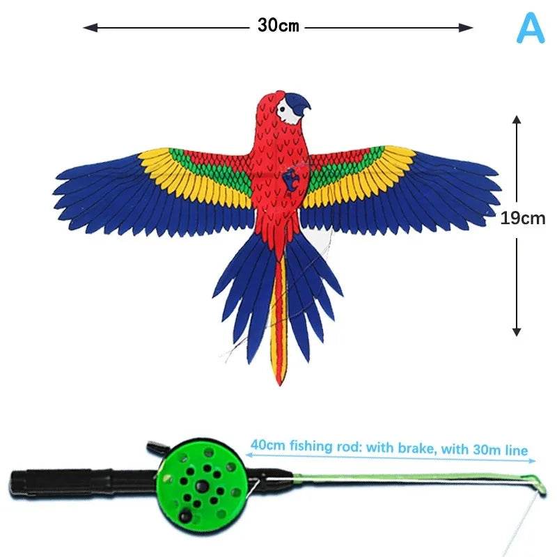 1Set Children Kite Toy Cartoon Butterfly Swallows Eagle Kite - ToylandEU
