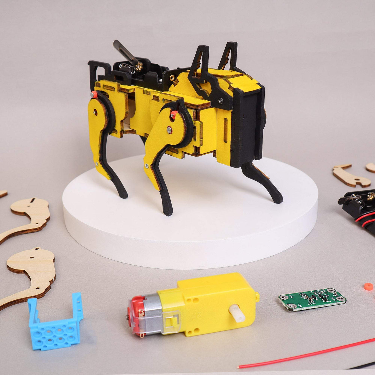 Robot Dog STEM Kit | Sound Activated Control | DIY Assembly | Kids Ages 8+