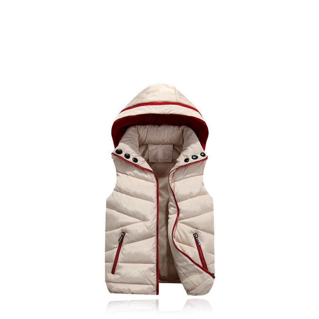 Kids' Autumn And Winter Casual Down Cotton Vest | Chemical Fiber Blended | Casual Style