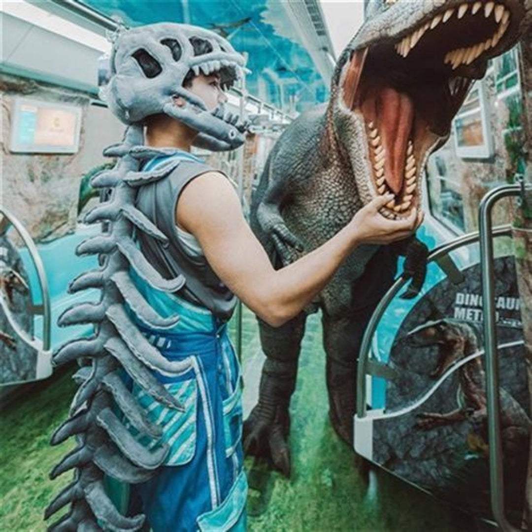 Dinosaur Skeleton Dress-Up Costume | Adult And Kids Sizes
