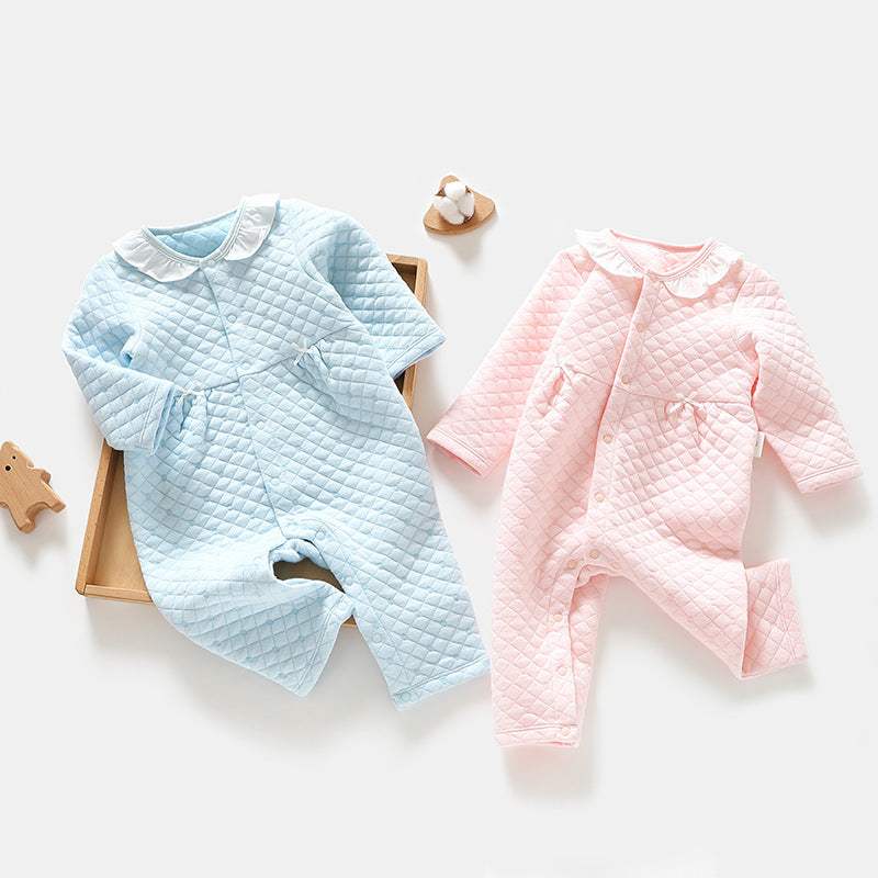 Baby Girl Korean Romper Jumpsuit | Pink And Blue | 59-90 cm