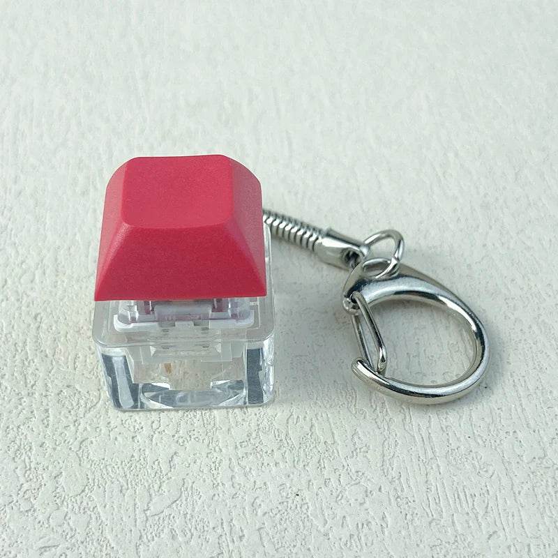 1pcs Decompression Keychain Mechanical Keyboard Button Keyring Fingertip Key Cap Pendant Antistress Toy New For Adults - ToylandEU