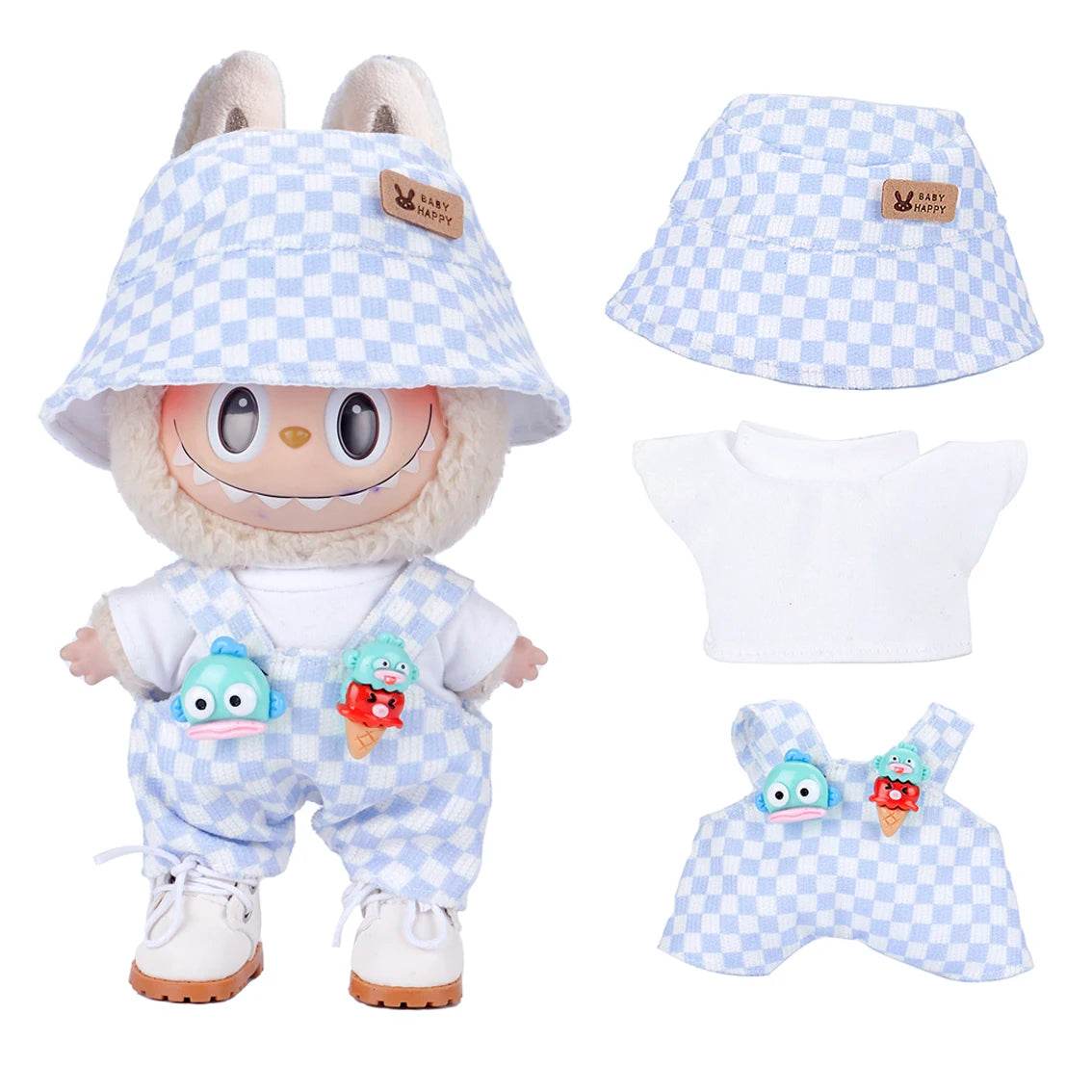 1st & 2nd Gen Labubu Doll Clothes Fashion Set - Stylish Apparel - ToylandEU