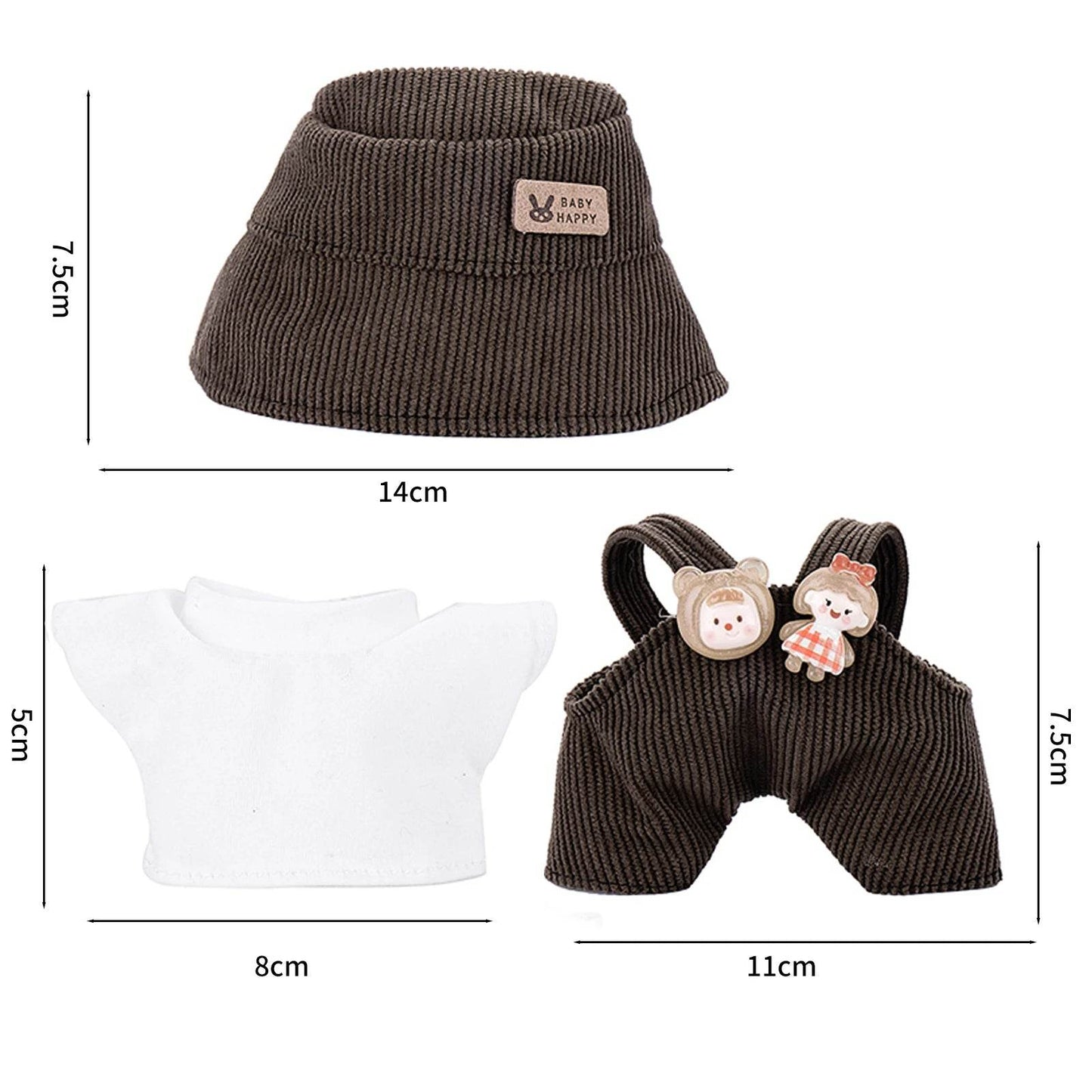 1st & 2nd Gen Labubu Doll Clothes Fashion Set - Stylish Apparel - ToylandEU