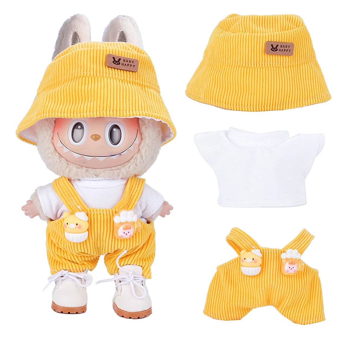1st & 2nd Gen Labubu Doll Clothes Fashion Set - Stylish Apparel - ToylandEU