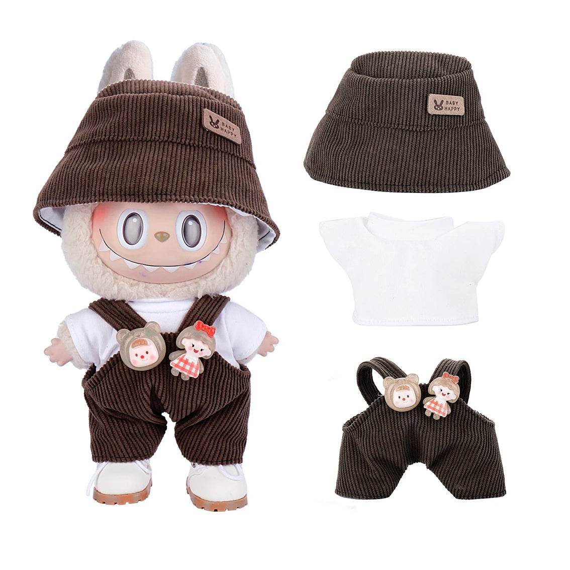 1st & 2nd Gen Labubu Doll Clothes Fashion Set - Stylish Apparel - ToylandEU