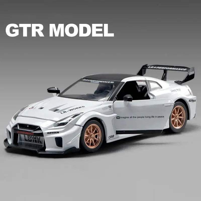  1to24 Diecast Car GTR R35 Skyline High Detail Metal -  ToylandEU™