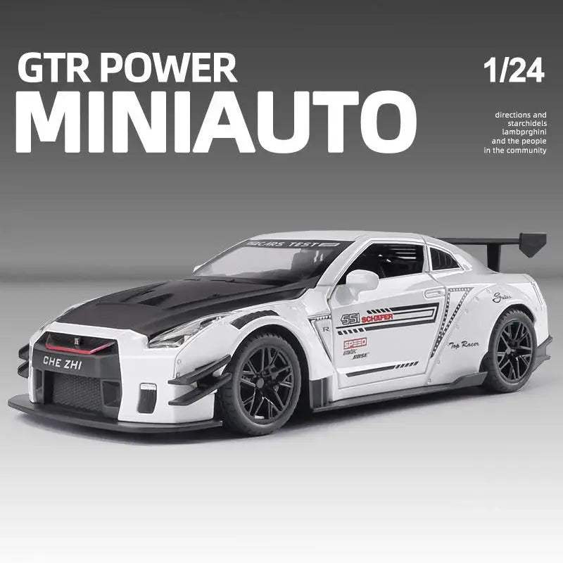  1to24 Diecast Car GTR R35 Skyline High Detail Metal -  ToylandEU™