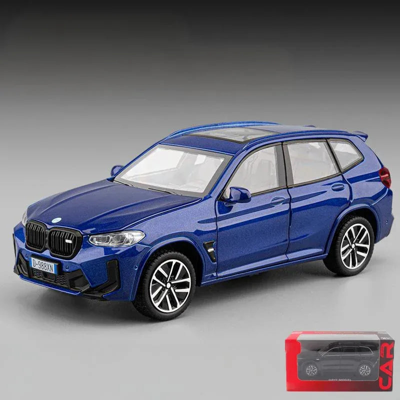 1to32 Diecast Metal BMW X3M SUV Sound and Light Pull-Back Model Car - ToylandEU