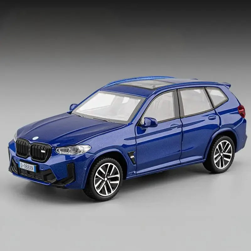1to32 Diecast Metal BMW X3M SUV Sound and Light Pull-Back Model Car - ToylandEU