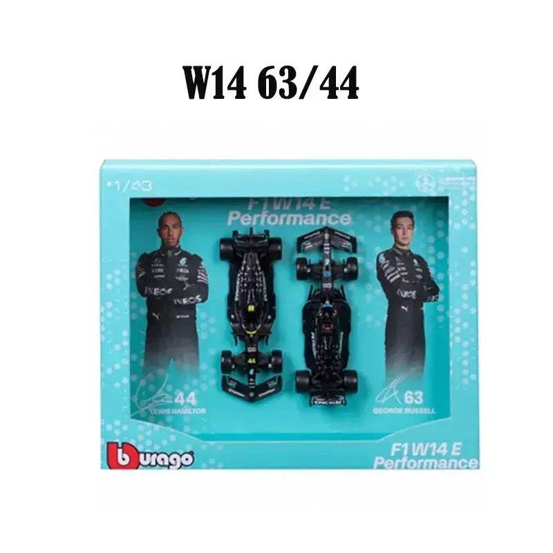 1to43 Diecast F1 Car Fleet Set Alloy Model Bburago - ToylandEU