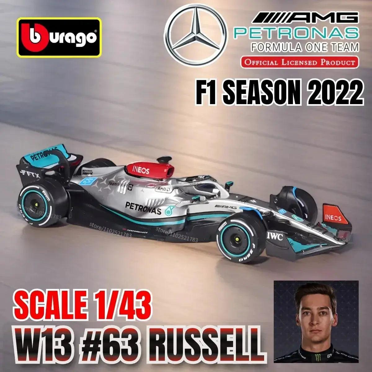  1to43 Diecast F1 Racing Car Model By Bburago -  ToylandEU™