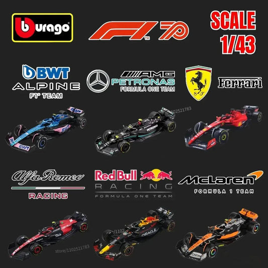  1to43 Diecast F1 Racing Car Model By Bburago -  ToylandEU™