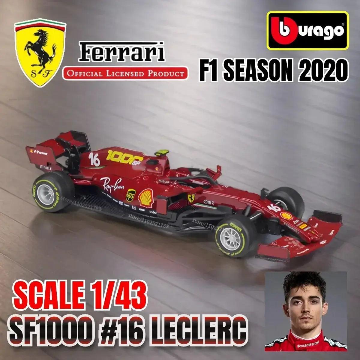  1to43 Diecast F1 Racing Car Model By Bburago -  ToylandEU™