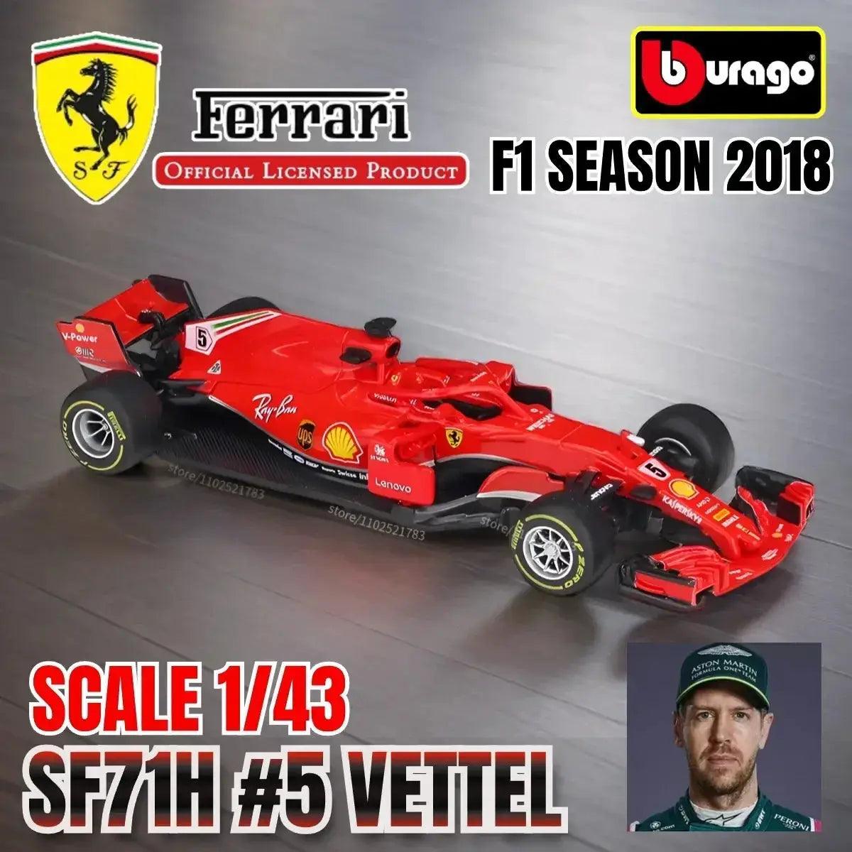  1to43 Diecast F1 Racing Car Model By Bburago -  ToylandEU™
