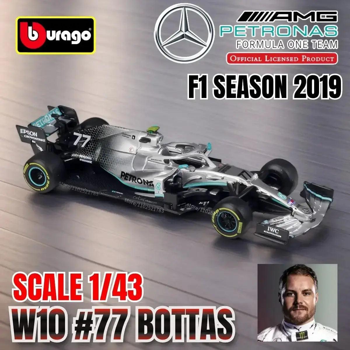  1to43 Diecast F1 Racing Car Model By Bburago -  ToylandEU™