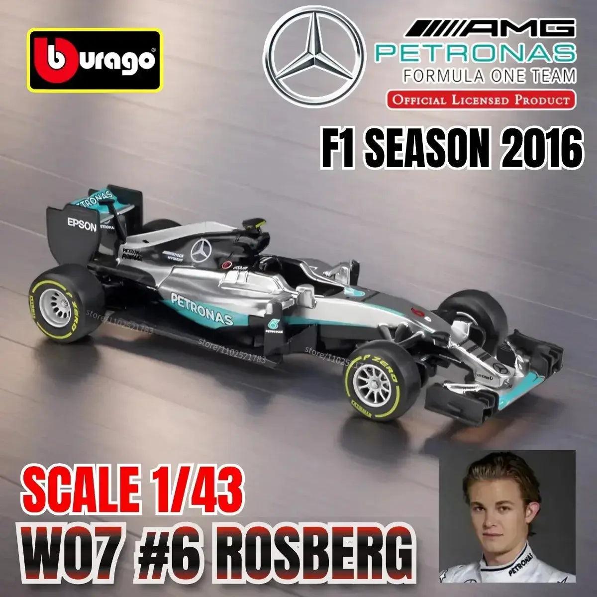  1to43 Diecast F1 Racing Car Model By Bburago -  ToylandEU™