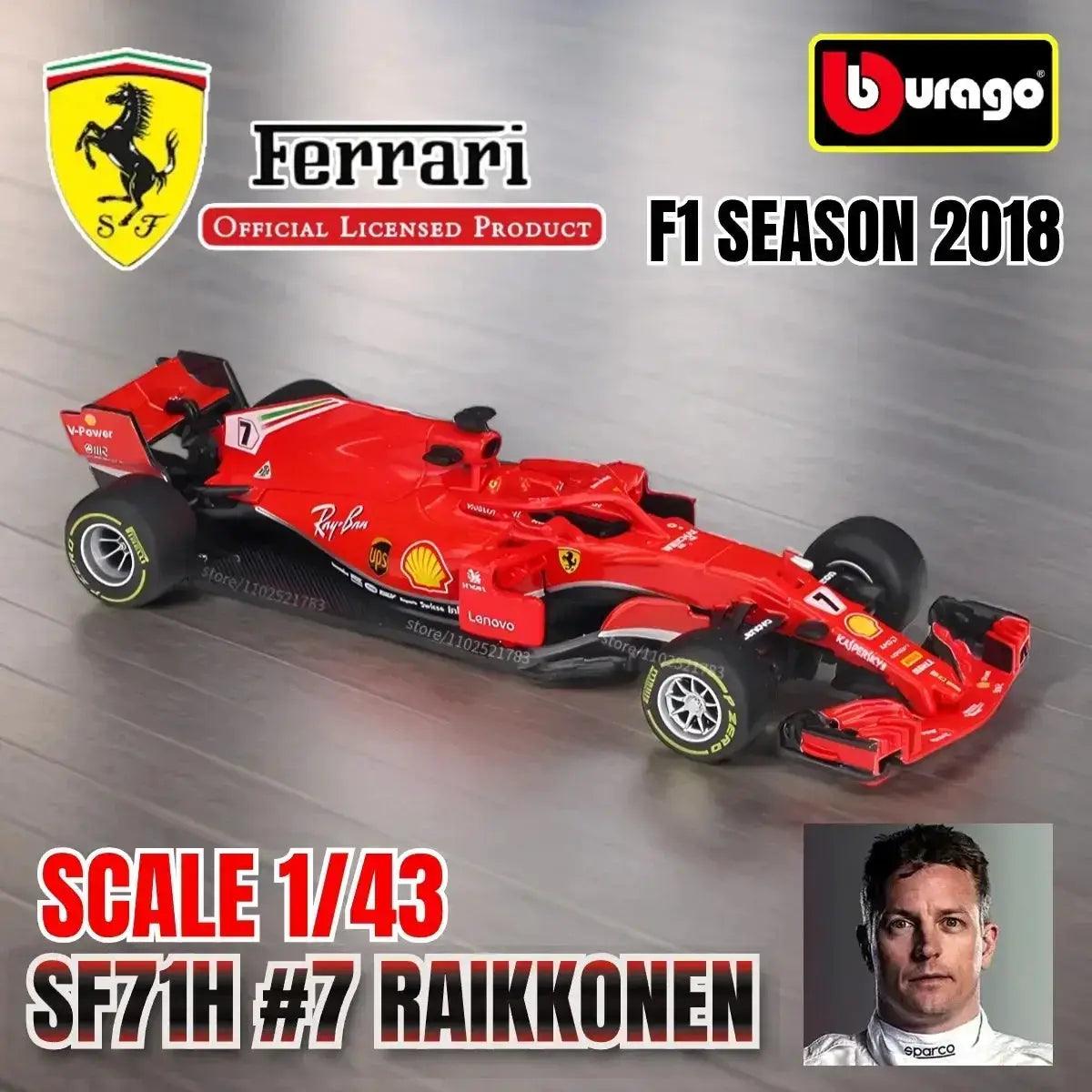  1to43 Diecast F1 Racing Car Model By Bburago -  ToylandEU™