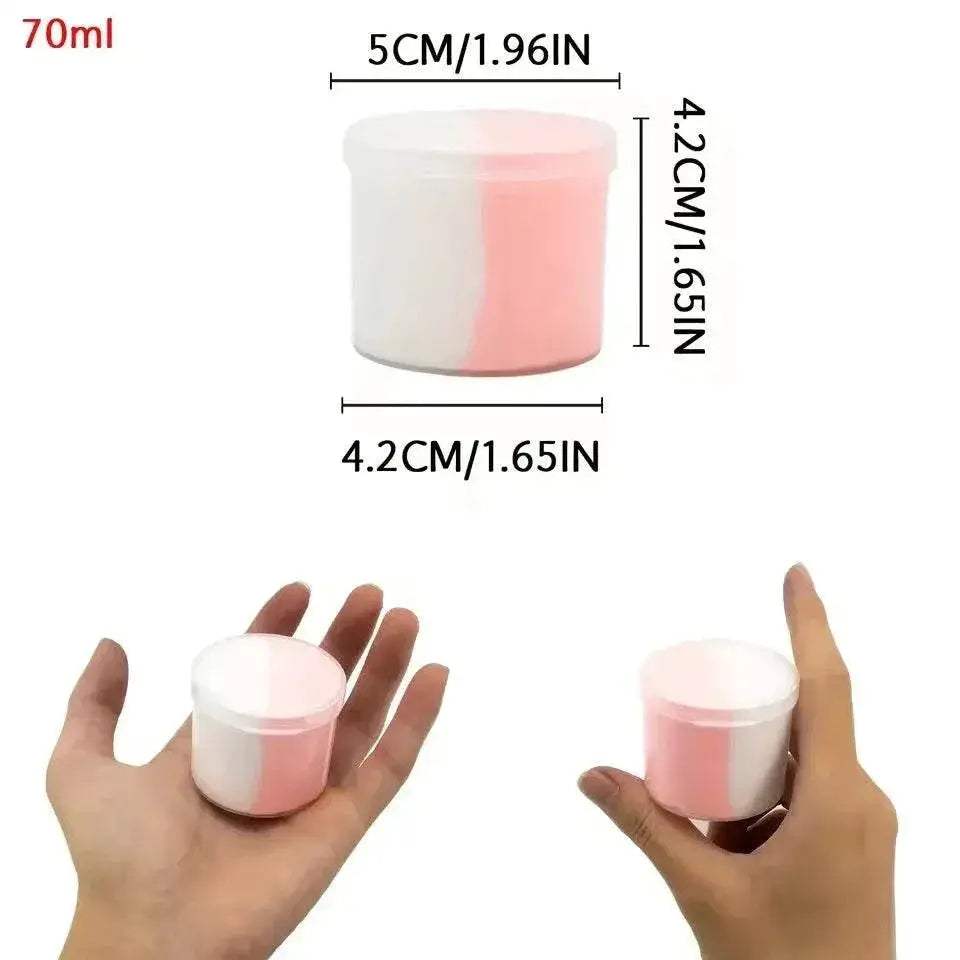 2.37oz Fluffy Two-Tone Butter Slime Super Soft Clay Stretchy - ToylandEU