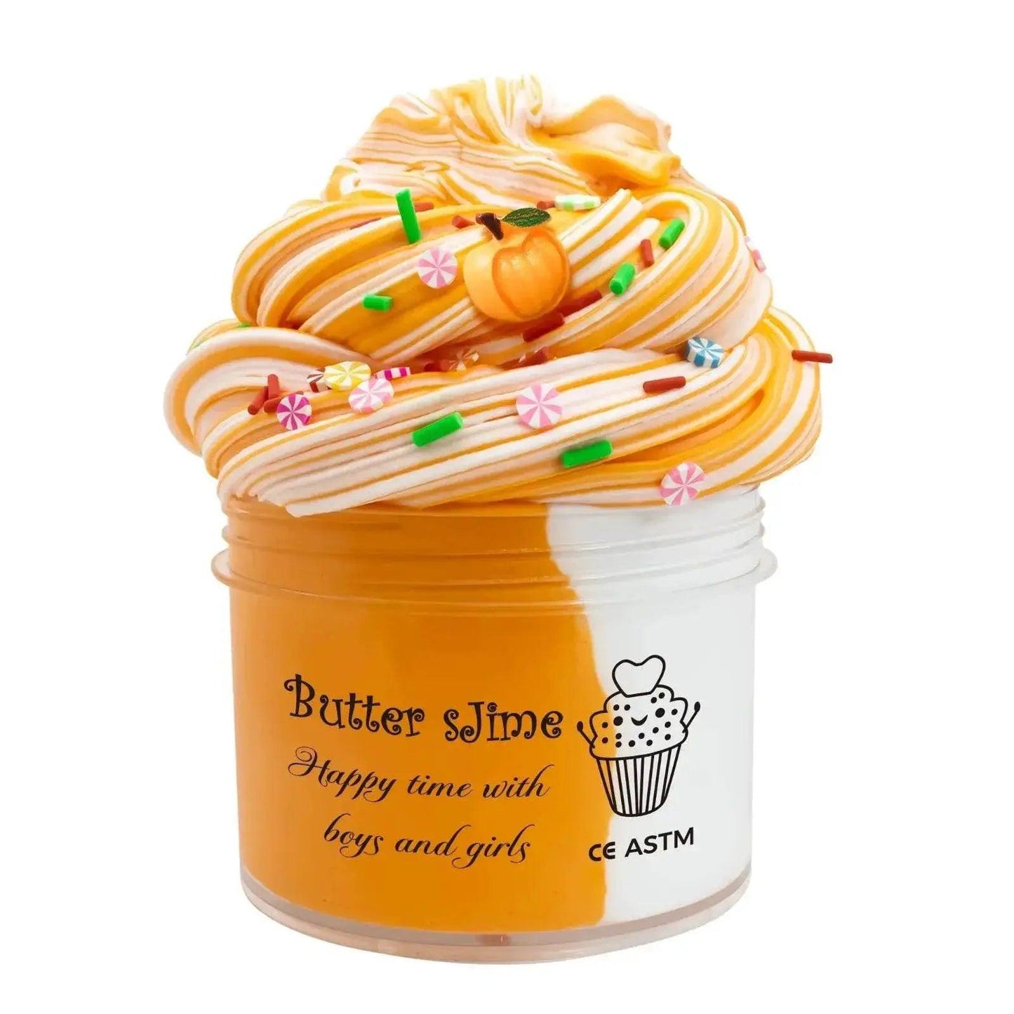  2.37oz Fluffy Two-Tone Butter Slime Super Soft Clay Toys -  ToylandEU™