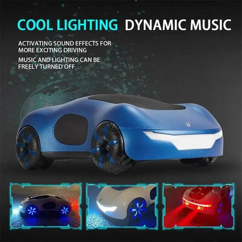  2.4G RC Car Gesture Sensor Light Spray 360 Rotation Stunt Drift -  ToylandEU™