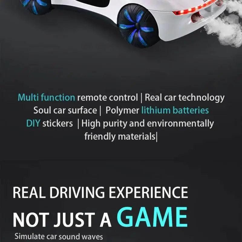  2.4G RC Car Gesture Sensor Light Spray 360 Rotation Stunt Drift -  ToylandEU™