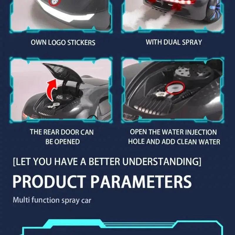  2.4G RC Car Gesture Sensor Light Spray 360 Rotation Stunt Drift -  ToylandEU™