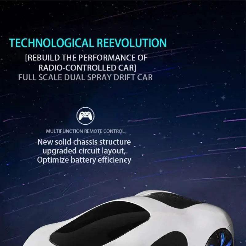 2.4G RC Car Gesture Sensor Light Spray 360 Rotation Stunt Drift - ToylandEU