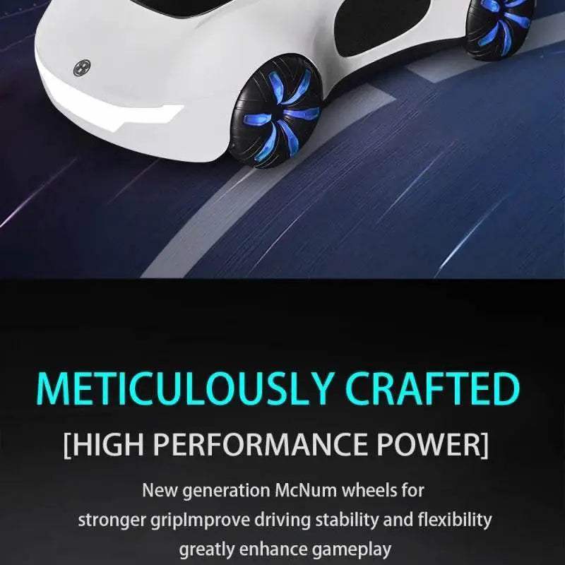 2.4G RC Car Gesture Sensor Light Spray 360 Rotation Stunt Drift - ToylandEU