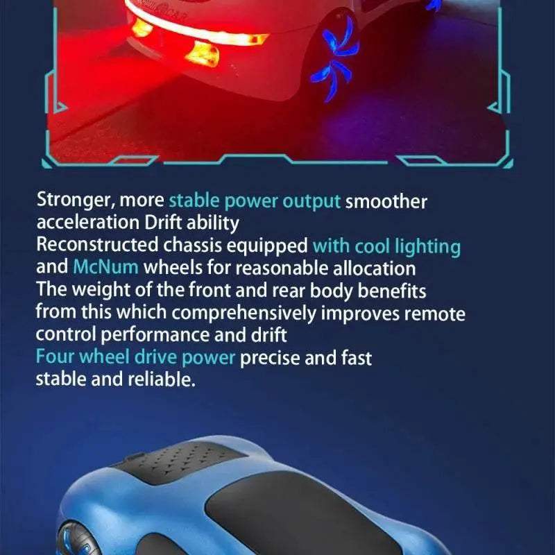 2.4G RC Car Gesture Sensor Light Spray 360 Rotation Stunt Drift - ToylandEU