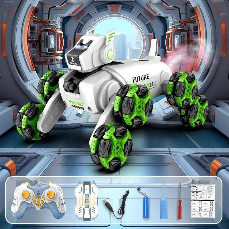  2.4G RC Car Robot Dog Remote Control Stunt Toy Gift -  ToylandEU™