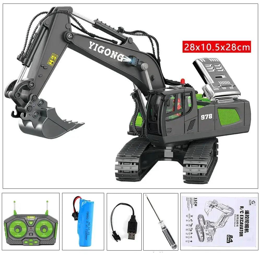  2.4G RC Excavator With Realistic Action Remote Control -  ToylandEU™