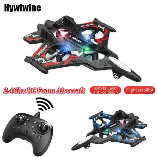  2.4G RC Foam Plane LED Durable Fighter Jet For Kids -  ToylandEU™