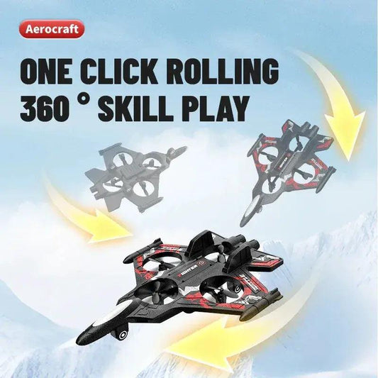  2.4G RC Foam Plane LED Durable Fighter Jet For Kids -  ToylandEU™
