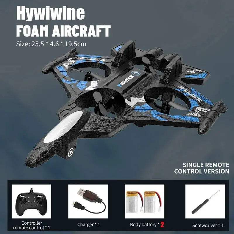 2.4G RC Foam Plane LED Durable Fighter Jet For Kids - ToylandEU