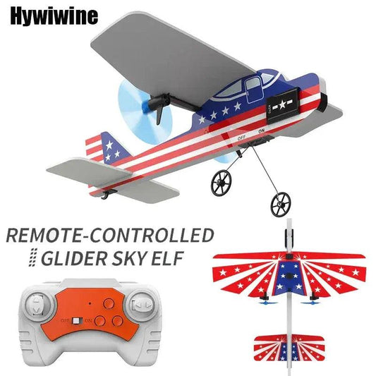  2.4G RC Glider With Lights Durable EPP Foam Plane -  ToylandEU™