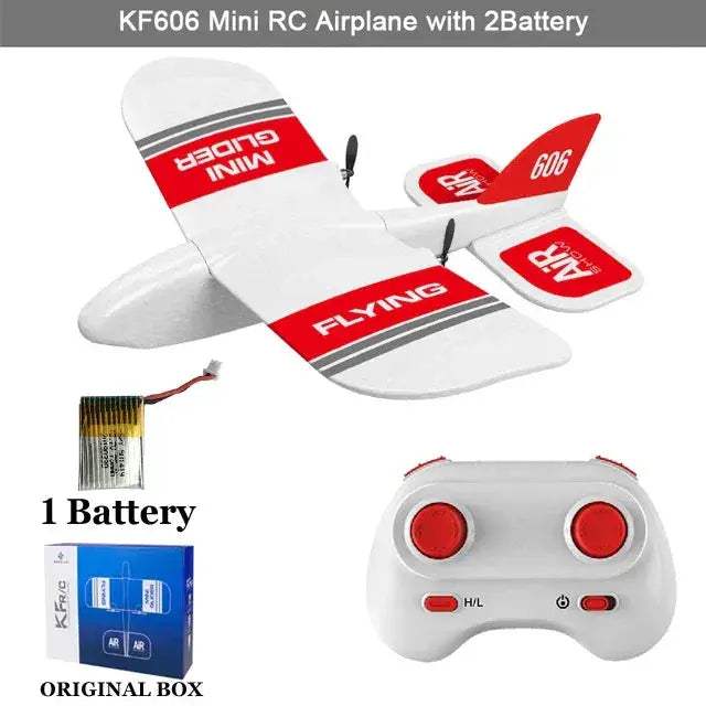 2.4G RC Plane Mini Foam Glider For Kids Aerial Fun - ToylandEU