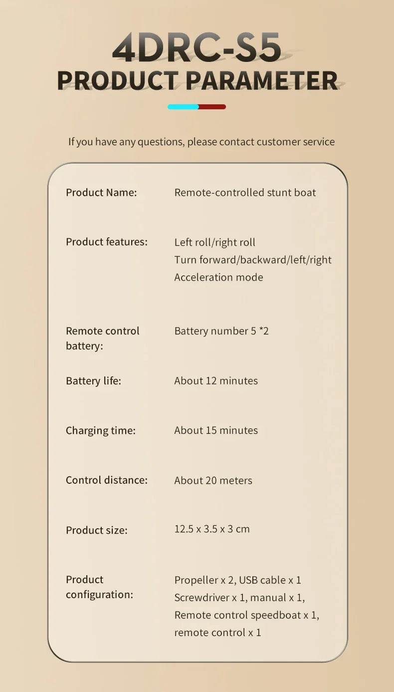 2.4G Remote Control Boat Dual Motor 10km/h High Speed Mini RC Boat - ToylandEU