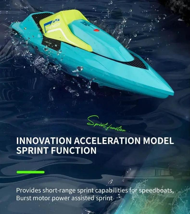  2.4G Remote Control Boat Dual Motor High Speed Mini RC Boat -  ToylandEU™