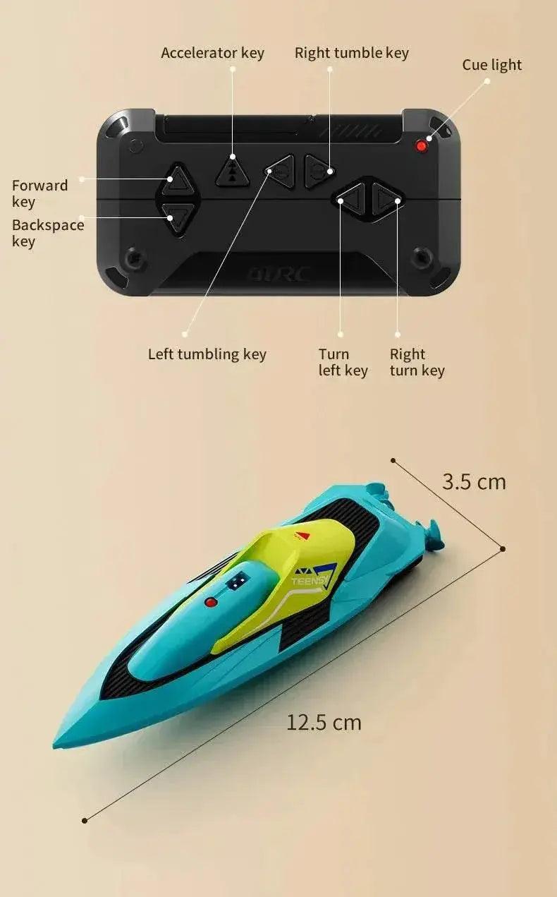  2.4G Remote Control Boat Dual Motor High Speed Mini RC Boat -  ToylandEU™
