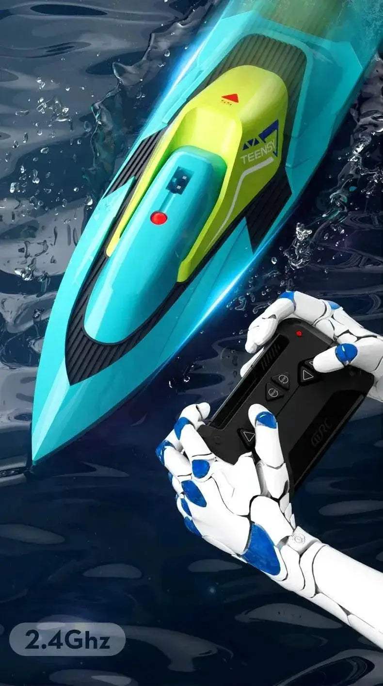  2.4G Remote Control Boat Dual Motor High Speed Mini RC Boat -  ToylandEU™