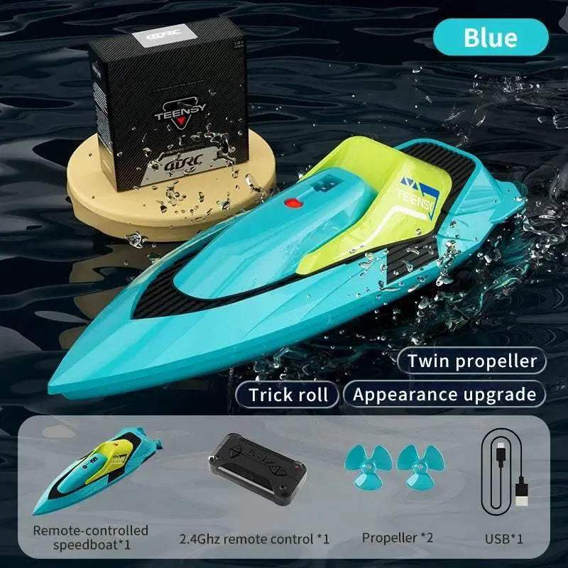  2.4G Remote Control Boat Dual Motor High Speed Mini RC Boat -  ToylandEU™