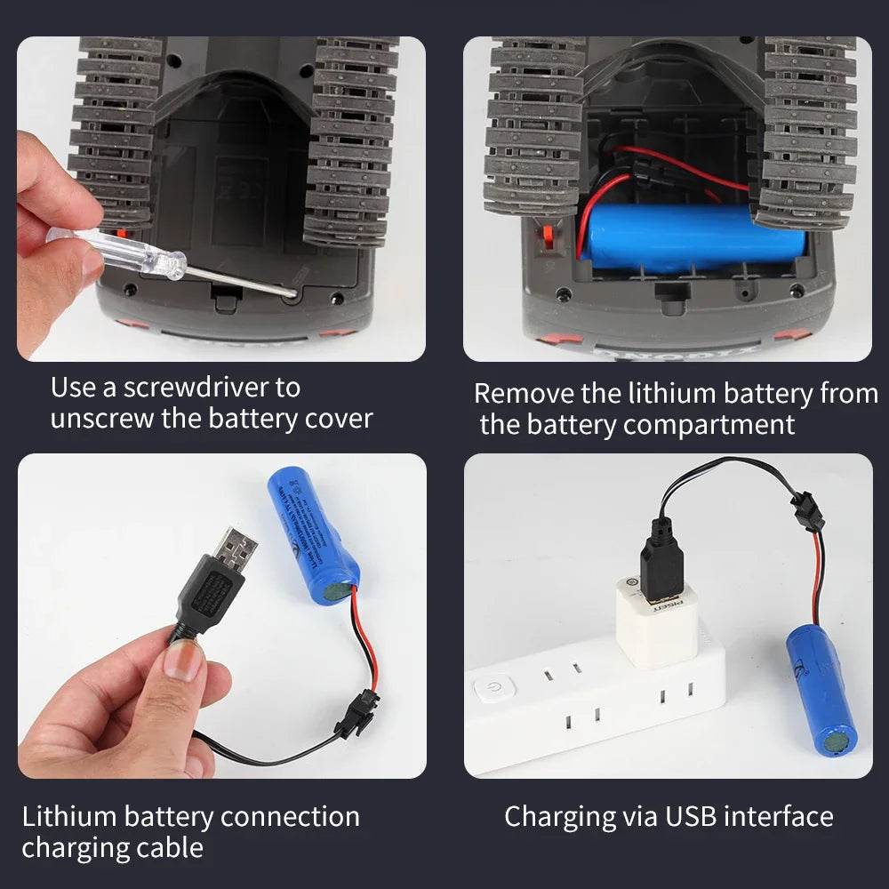 2.4G Remote Control Excavator Dump Truck RC Model Car Toy - ToylandEU