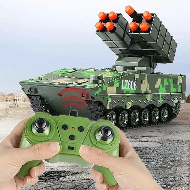  2.4G Remote Control RC Tank Missile Launcher For Kids -  ToylandEU™