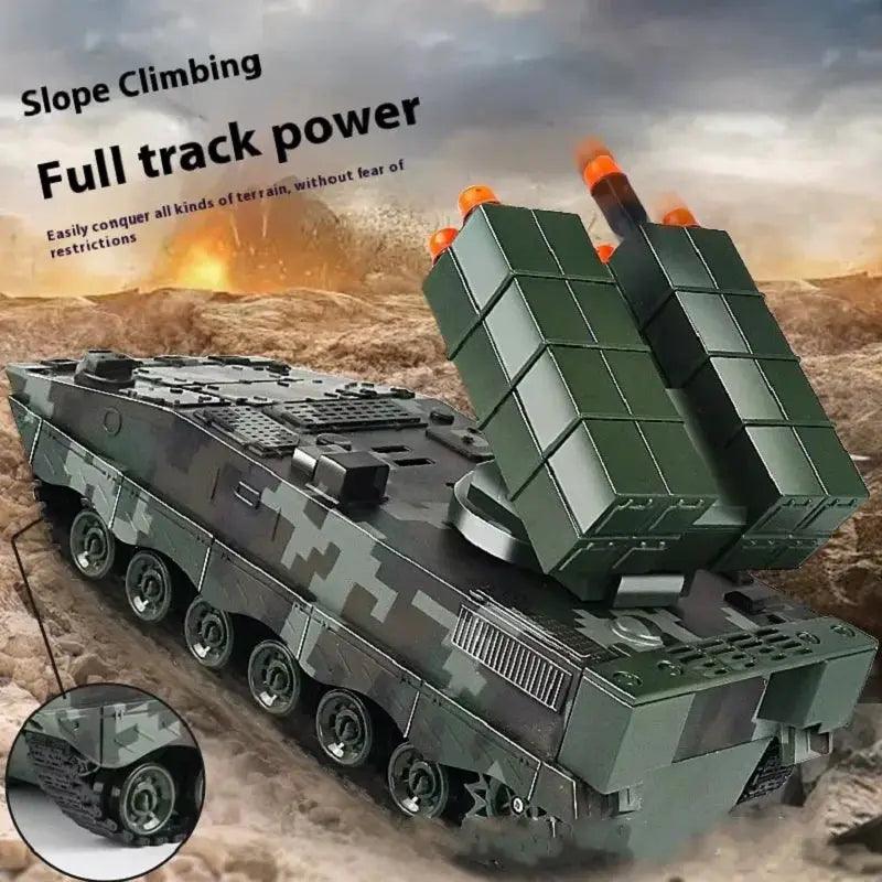  2.4G Remote Control RC Tank Missile Launcher For Kids -  ToylandEU™