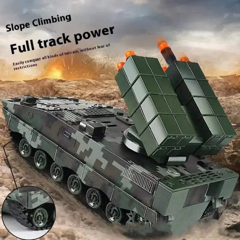  2.4G Remote Control RC Tank Missile Launcher For Kids -  ToylandEU™