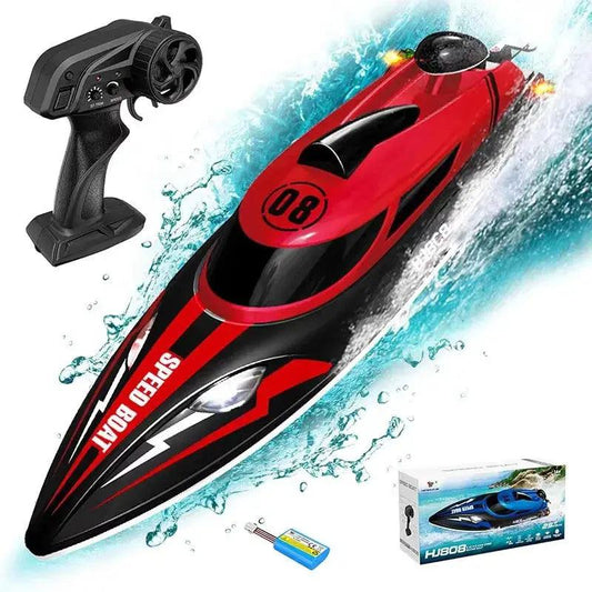  2.4GHz RC Boat Fast With Bright Headlights 22 MPH -  ToylandEU™