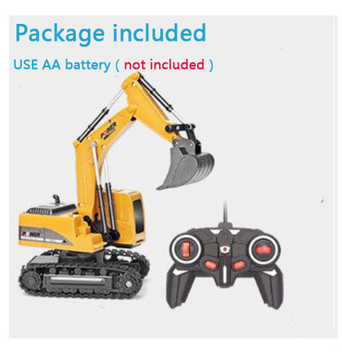 2.4GHz 6 Channel 1:24 RC Excavator Toy and Engineering Car ToylandEU.com Toyland EU