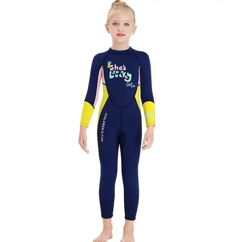 2.5mm Neoprene Kids Wetsuit Keeps Warm In Cold Water - ToylandEU